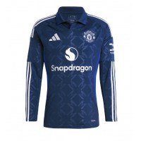 Echipament fotbal Manchester United Tricou Deplasare 2024-25 maneca lunga
